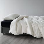 Inserto para Duvet Queen 90% Pluma Firmeza Media de 215 x 235 cm Color Blanco