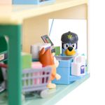 Set de Supermercado Bluey de 3 Niveles Con Escalera y Sonidos