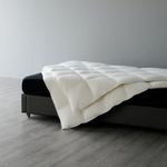 Inserto para Duvet Queen 90% Pluma Firmeza Media de 215 x 235 cm Color Blanco