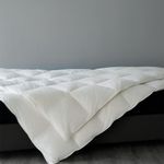 Inserto para Duvet Queen 90% Pluma Firmeza Media de 215 x 235 cm Color Blanco