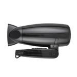Secadora de Cabello de Viaje de 1500 W con 2 Velocidades Color Negro