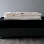 Inserto para Duvet Queen 90% Pluma Firmeza Media de 215 x 235 cm Color Blanco