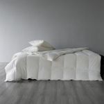 Inserto para Duvet Queen 90% Pluma Firmeza Media de 215 x 235 cm Color Blanco