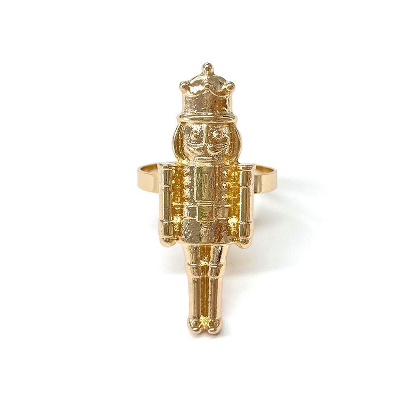 Set de 4 Anillos para Servilleta Diseño Cascanueces