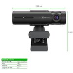 Cámara Web Spiegel Ultra HD 4K con Seguimiento Inteligente Color Negro