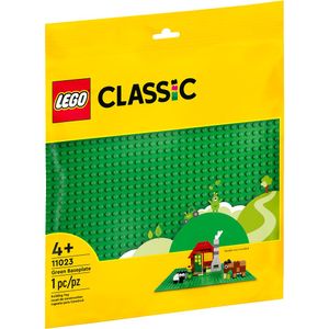 Base Verde Para Juego De Construcción - Lego