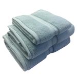 Toalla de Playa de Algodón Absorbente para Piscina de 90 x 150 cm Color Celeste