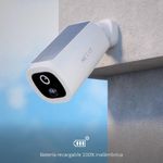 Cámara Inteligente Solar con Wi-Fi para Exterior 2K QHD con Panel Integrado