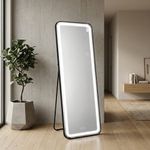Espejo LED de Pie con Luz y Control Táctil de 50 x 160 cm para Dormitorio - Colores Surtidos