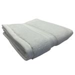 Toalla de Manos de Algodón Absorbente para Baño de 41 x 76 cm Color Blanco