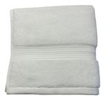 Toalla de Manos de Algodón Absorbente para Baño de 41 x 76 cm Color Blanco