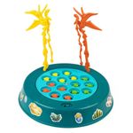 Juego de Pesca de Dinosaurios con Tablero Giratorio para 2 a 4 Jugadores