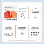 Microsoft 365 Personal Licencia Digital de 12 Meses para 1 Usuario