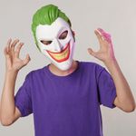 Máscara de El Guasón de Batman Ajustable para Disfraz y Juego de Rol
