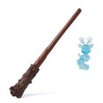Varita Mágica de Harry Potter con Luz y Figura Patronus para Juego de Rol