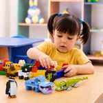 Set de Bloques para Armar Animales 12 en 1 para Niños - Modelos Surtidos