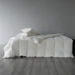 Inserto para Duvet King 90% Pluma Firmeza Media de 253 x 255 cm Color Blanco