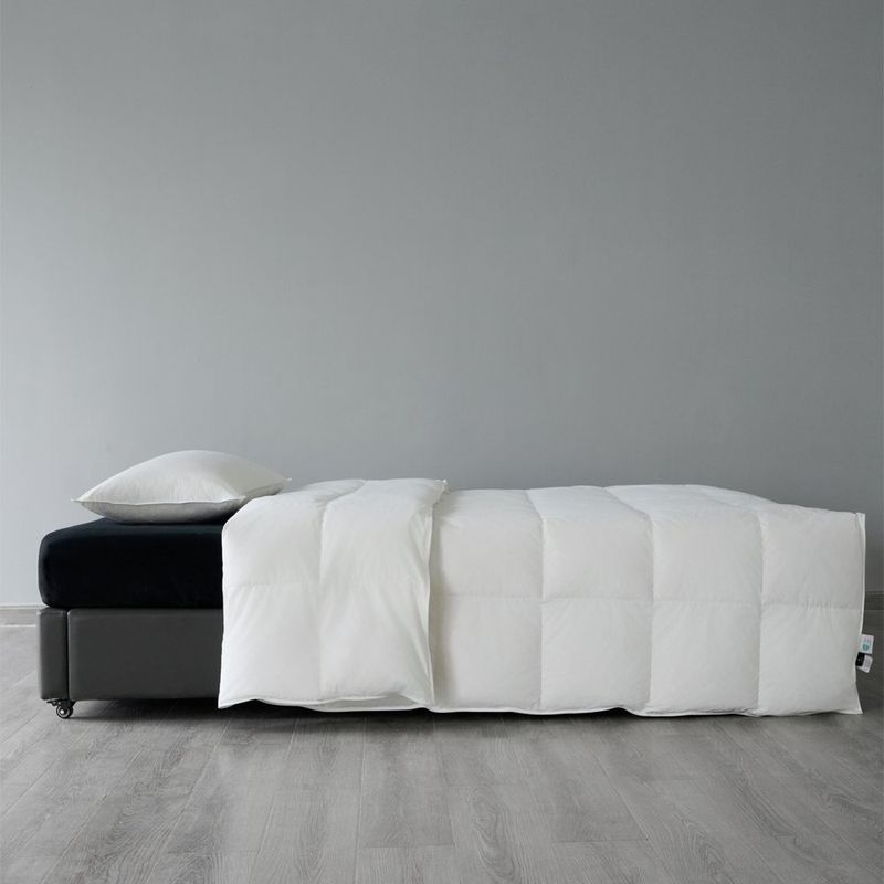 Inserto para Duvet King 90% Pluma Firmeza Media de 253 x 255 cm Color Blanco