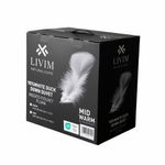 Inserto para Duvet King 90% Pluma Firmeza Media de 253 x 255 cm Color Blanco