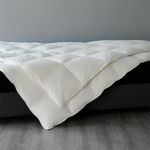 Inserto para Duvet King 90% Pluma Firmeza Media de 253 x 255 cm Color Blanco