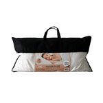 Almohada de Plumas King Firmeza Suave de 50 x 95 cm Color Blanco