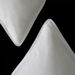Almohada de Plumas King Firmeza Suave de 50 x 95 cm Color Blanco