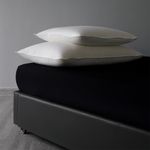 Almohada de Plumas King Firmeza Suave de 50 x 95 cm Color Blanco