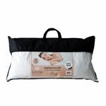 Almohada de Plumas King Firmeza Suave de 50 x 95 cm Color Blanco