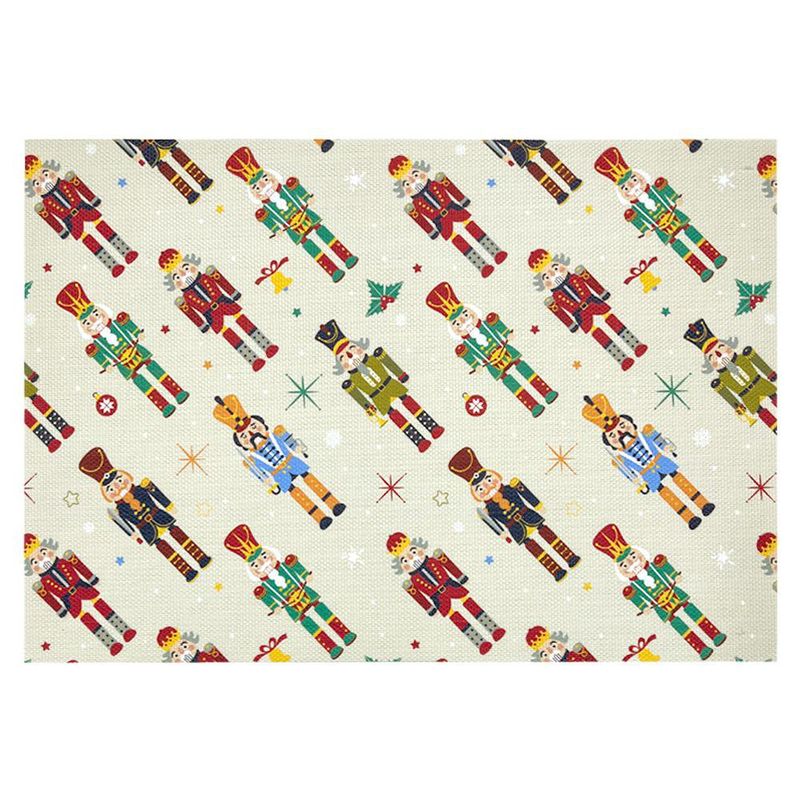 Set de 4 Individuales Diseño Cascanueces 30x45 Cm