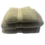 Toalla de Manos de Algodón para Baño 41 x 76 cm Color Verde Olivo