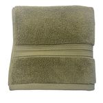 Toalla de Manos de Algodón para Baño 41 x 76 cm Color Verde Olivo