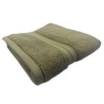 Toalla de Manos de Algodón para Baño 41 x 76 cm Color Verde Olivo