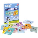Set de Cartas de Bluey 5 En 1 para Niños con Personajes Infantiles Multicolor