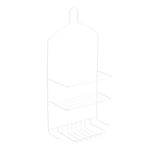 Organizador de Ducha Colgante con 3 Niveles