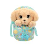 Peluche Interactivo Baby Paws Labrador de 24 cm con Chupete y Bolsita de Transporte