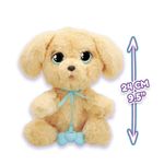 Peluche Interactivo Baby Paws Labrador de 24 cm con Chupete y Bolsita de Transporte
