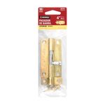 Pasador Corredizo de Acero Latonado 4 Plg para Puertas Color Dorado