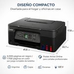 Impresora Multifuncional Pixma G3170 3 en 1 con Wi-Fi y Tinta Continua