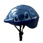 Set de Protección Disney Stitch con Casco y Rodilleras Ajustables para Niños Color Azul
