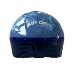 Set de Protección Disney Stitch con Casco y Rodilleras Ajustables para Niños Color Azul