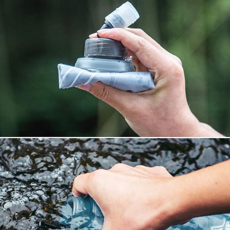 Pachón Flexible Aonijie para Chaleco de Hidratación de 420 mL Color Gris