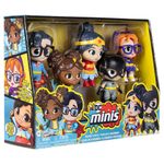 Set de Figuras DC Minis con Superhéroes Chicas para Colección