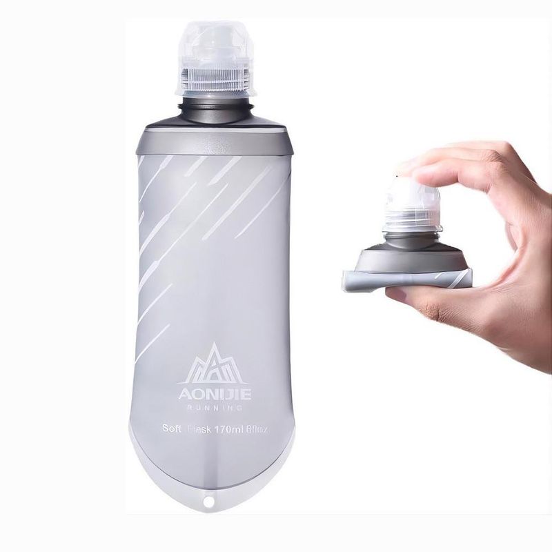 Pachón Flexible Aonijie para Chaleco de Hidratación de 170 mL Color Gris