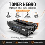 Cartucho de Tóner NKT Compatible HP CF237X 37X Negro