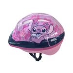 Set de Protección Disney Stitch Angel con Casco y Rodilleras Ajustables Color Rosado