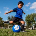 Pelota de Fútbol No. 5 Diseño Guatemala para Entrenamiento Color Azul y Blanco