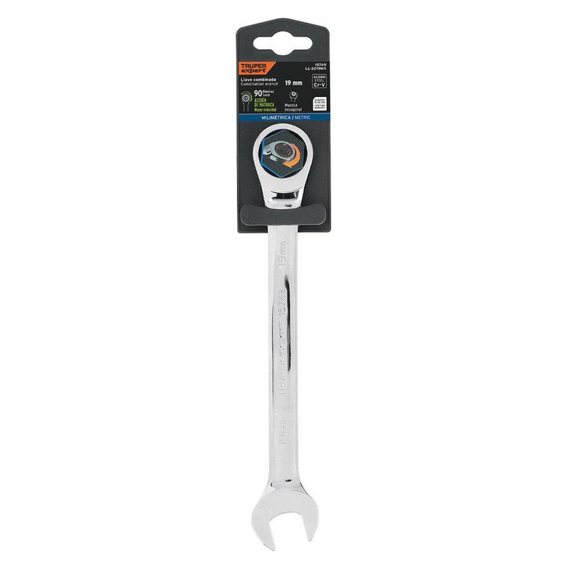Llave Combinada con Matraca de 19 X 237 Mm