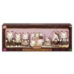 Sylvanian Families Familia Conejo Chocolate Set de Aniversario con 11 Figuras
