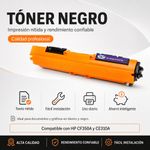 Cartucho de Tóner NKT Compatible HP CF350A y CE310A Negro 1,200 Páginas