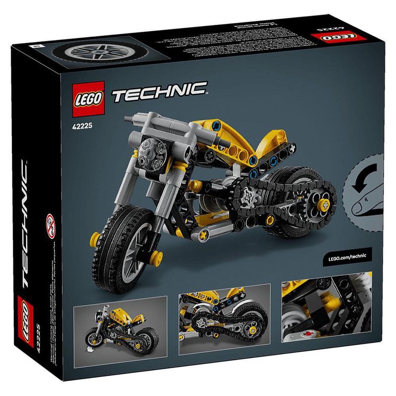Lego Technic Moto Amarilla 42225 de 151 Piezas
